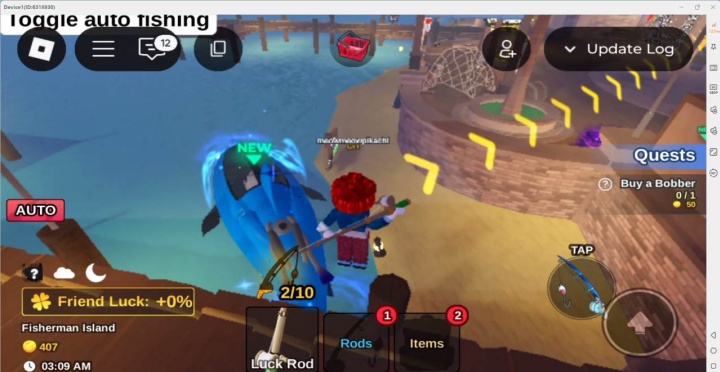 Roblox-Fish it- Playing Fish It on LDCloud- Android Cloud Phone