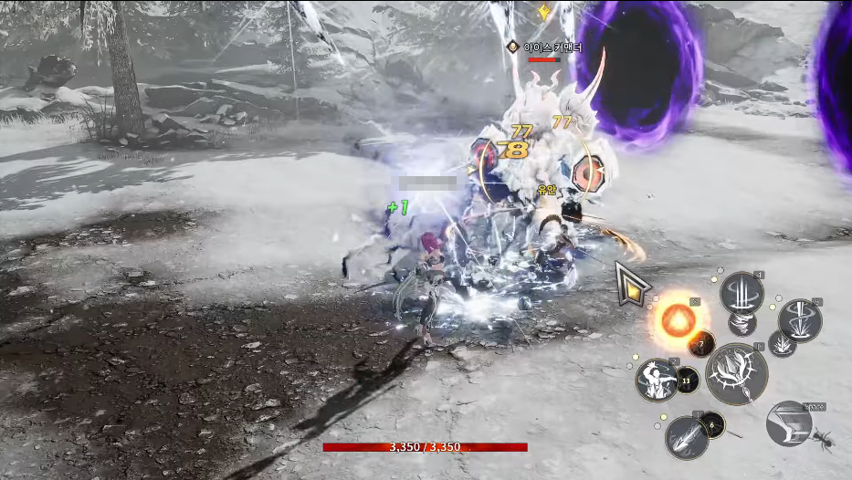 카발RED- 게임 전투 화면- 클라우드 폰 무통작업