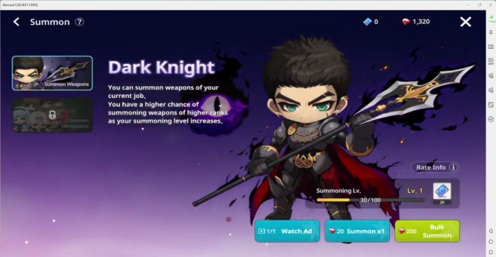 MapleStory: Idle RPG- Job Advancement Stage- AFK without draining battery