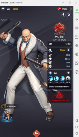 Mr. Big - A S-tier character in the King of Fighters AFK tier list- Virtual Phone
