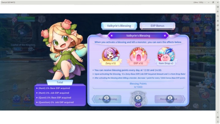 Ragnarok V: Return- Sistem Valkyrie’s Blessing: Kunci Farming di Game- Android Virtual Phone