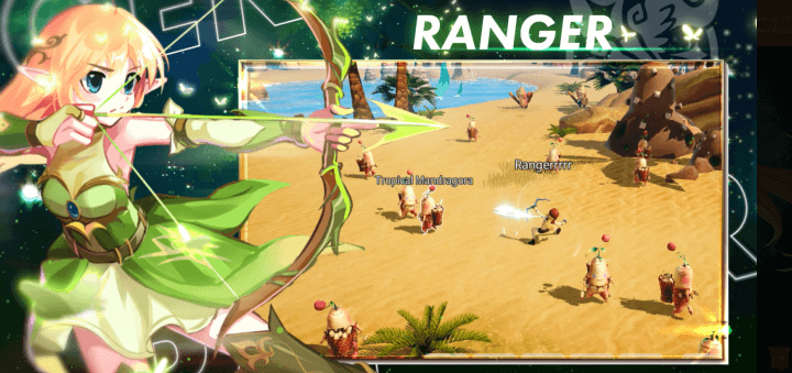 Iris Origin SEA Ranger class character and its gameplay- Virtual Phone