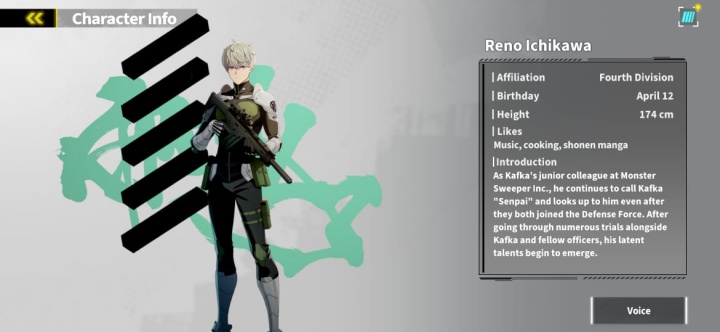 Reno Ichikawa- An SS-tier Kaiju No. 8 The Game character- LDCloud