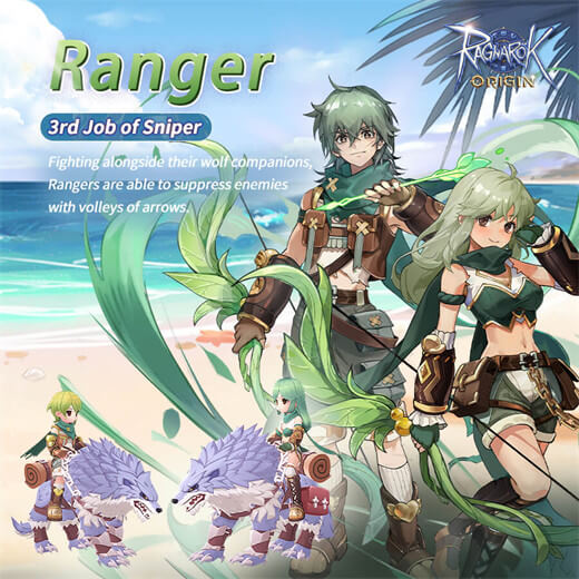 Ragnarok Origin Global 3rd Job: Ranger - LDCloud Cloud Phone Emulator