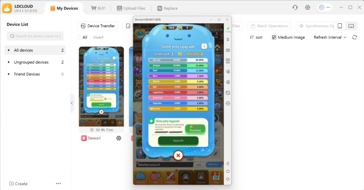 Pew Pew Slime - Idle RPG- Upgraded Jelly Level- LDCloud 24/7 AFK