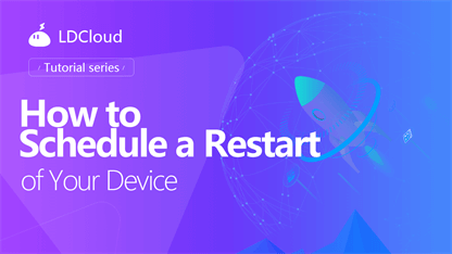 How to Schedule a Restart of Your Device